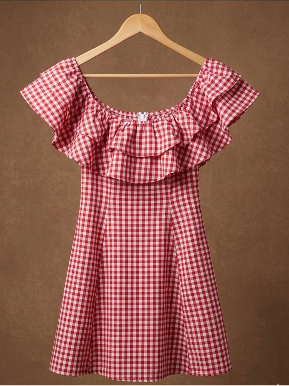 Off-Shoulder Ruffle Dress